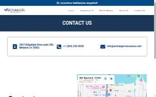 Archangel Insurance website