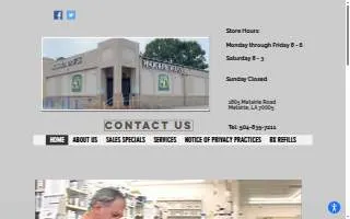 Majoria Drugs Metairie Road website