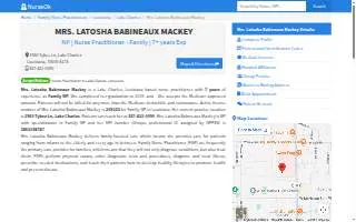 LaTosha Mackey, NP website