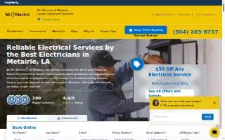 Mr. Electric of Metairie website