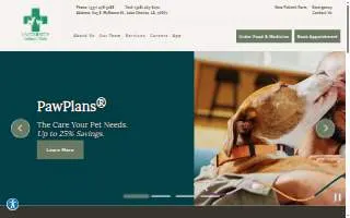 University Animal Clinic of Lake Charles website