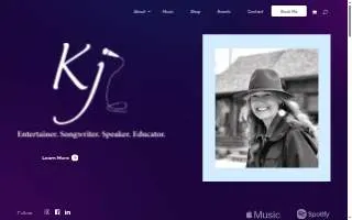 KJ's Place website