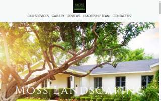 Moss Landscaping website