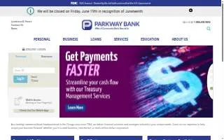 Parkway Chiropractic website