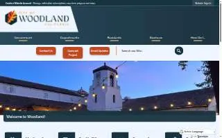 Woodland Dentistry website