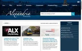 Alexandria Electric website