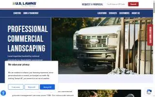 U.S. Lawns - Alexandria LA website