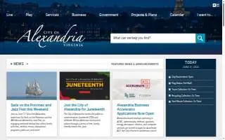 Alexandria Animal Clinic website