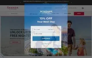 Ramada by Wyndham Houma website