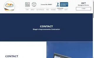 Diego's Improvements Contractor of Houma website