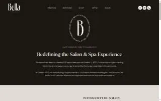 Bella Style Salon website