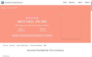 Abeye Hailu, CPA, MBA