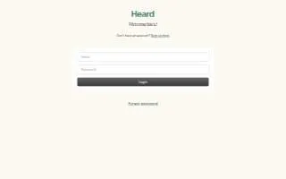 Heard Construction & Roofing website