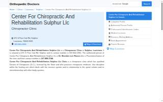 Center for Chiropractic and Rehabilitation Sulphur
