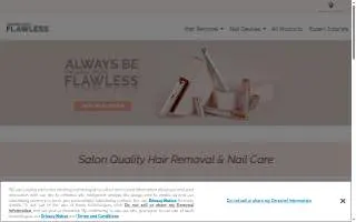 Flawless Hair Salon & Permanent Makeup website