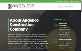 Angelico Construction Co website