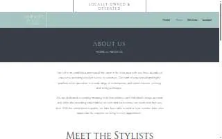 Hair Loft of Pineville website