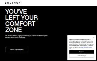 Equinox Sports Club Boston website