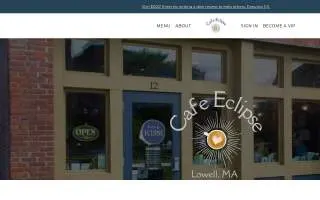 Cafe Eclipse website