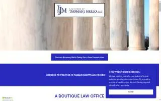 Law Office of Thomas J. Mello, LLC website
