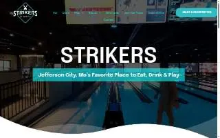 Strikers Sports Bar and Grill website