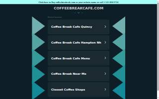 Coffee Break Cafe