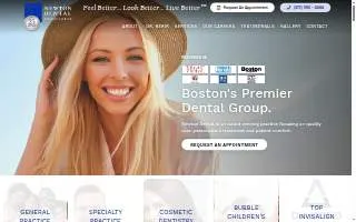 Newton Dental Associates website