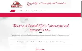 Ground Effects Landscaping of Fall River website