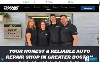 Pleasant Car Care website