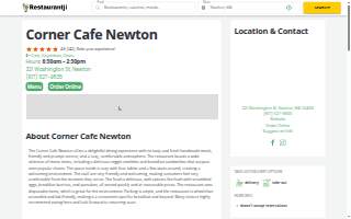 Corner Cafe Newton