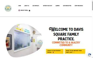 Davis Square Family Practice website