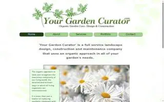 Your Garden Curator website