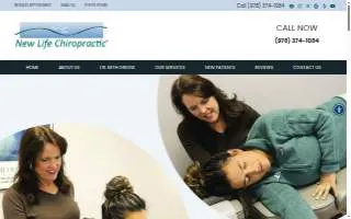New Life Chiropractic of Haverhill website