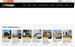 Thaiger Den - Refined Thai Cuisine website