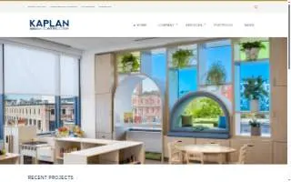 Kaplan Construction website