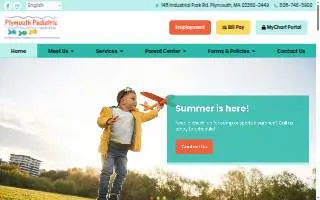 Plymouth Pediatric Associates website