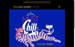 Honey Baby website