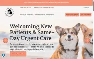Court Street Animal Hospital of Plymouth website