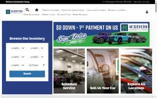 McGovern Chrysler Jeep Dodge Ram of Boston website