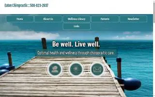Eaton Chiropractic Center website
