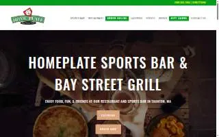 Home Plate Bay Street Grill website