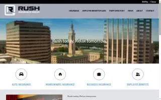 Rush Insurance Group, Inc. of Chicopee website