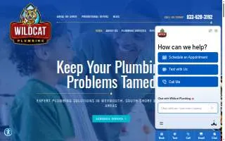Wildcat Plumbing of Weymouth website