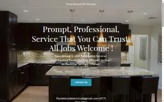 Paul Eklund Electrician website