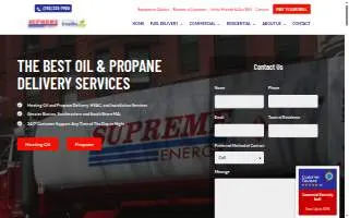 Supreme Energy of Weymouth website