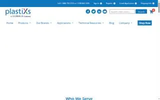 Plastix Salon website