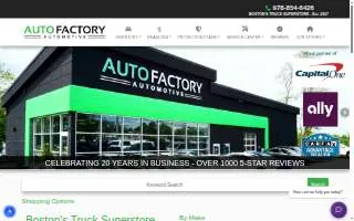 Auto Factory of Peabody website