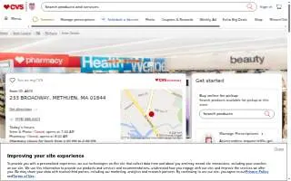 CVS of Methuen website