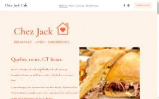 Chez Antoine Café website
