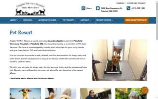 Shaker Hill Pet Resort website